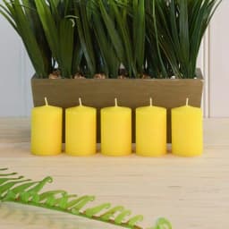 LUMABASE Citronella Scented Votive Candles, 36 Pack, Yellow Paraffin Wax thumbnail 4