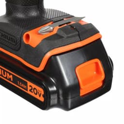 BLACK+DECKER 20V MAX Cordless Drill/Driver with Autosense Technology, 1.5 Ah Battery and Charger thumbnail 7