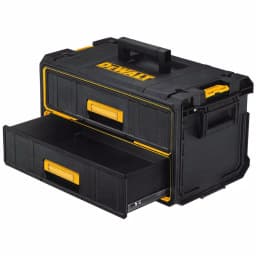 DEWALT 142-Piece Mechanics Tool Set with Bonus TOUGHSYSTEM 22 in. 2-Drawer Tool Box thumbnail 3