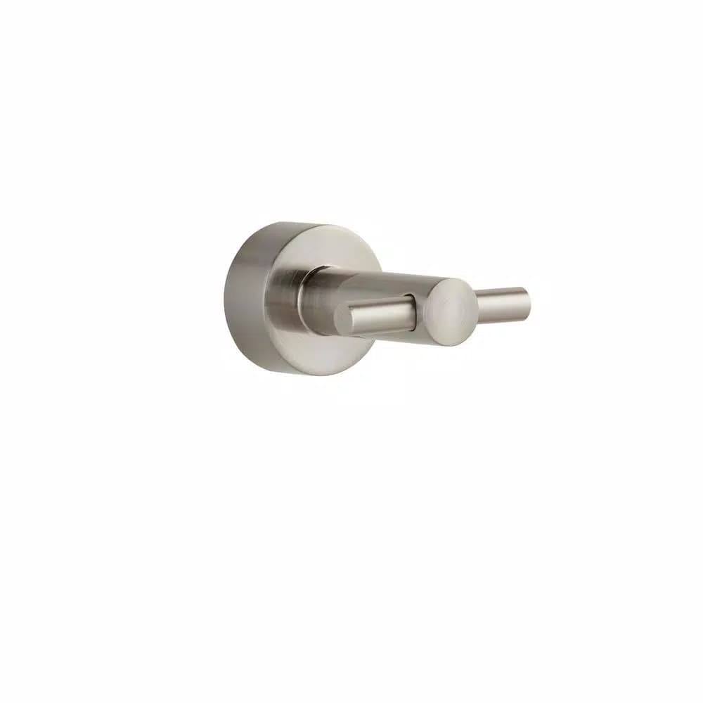 Glacier Bay Innburg Double Robe Hook, Brushed Nickel