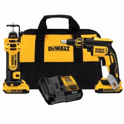 DEWALT 20V MAX XR Cordless Drywall Screw Gun and Cut-out Tool Combo Kit with (2) 2.0Ah Batteries & Charger thumbnail 1