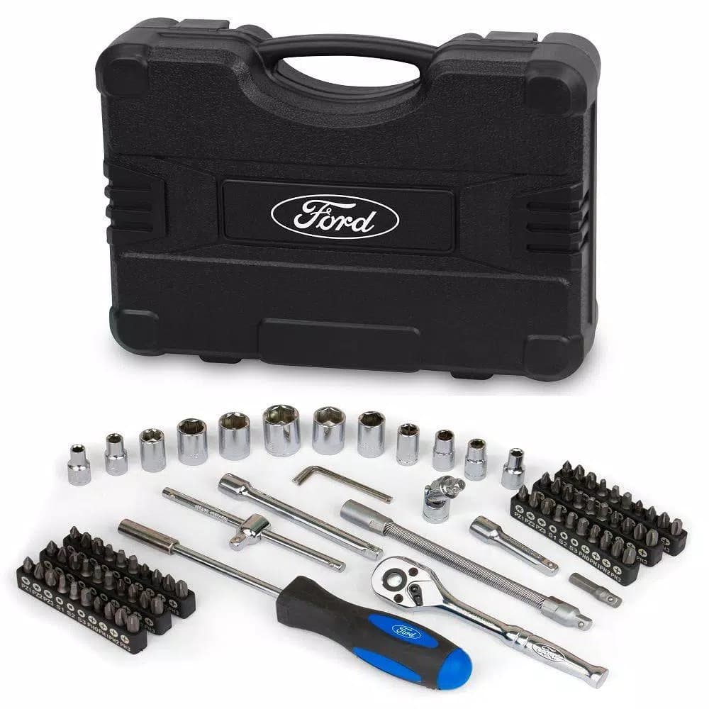Unbranded 82-Piece 1/4 in. SAE Socket Set and Mechanic's Tool Set
