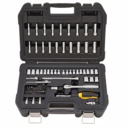 DEWALT 69-Piece 1/4 in. Drive SAE and Metric Socket Set thumbnail 2