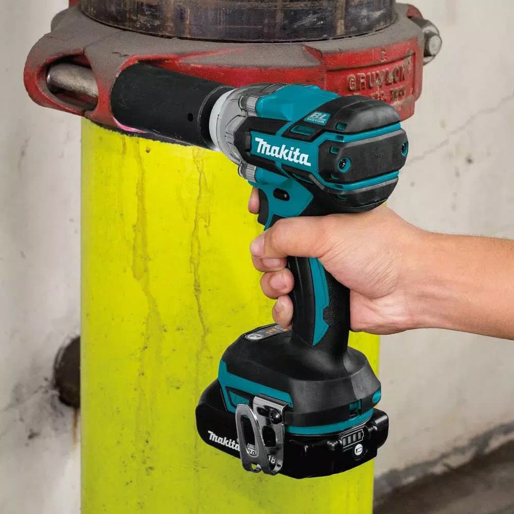 Makita 18V LXT Brushless 1/2 in. 3-Speed Impact Wrench Kit with 2.0 Ah Battery and Charger