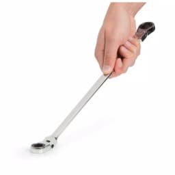 TEKTON 13 mm x 15 mm Extra Long Flex-Head Ratcheting Box End Wrench thumbnail 8