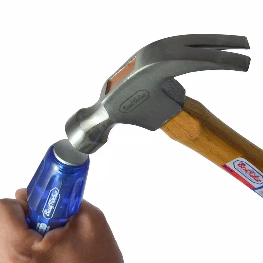 Best Value Go Thru 4-Piece Professional Striking Screwdriver Set, Phillips & Slotted