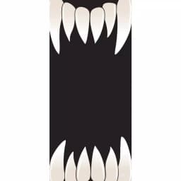 My Door Decor 36 in. x 80 in. Scary Teeth Halloween Front Door Mural Banner thumbnail 1
