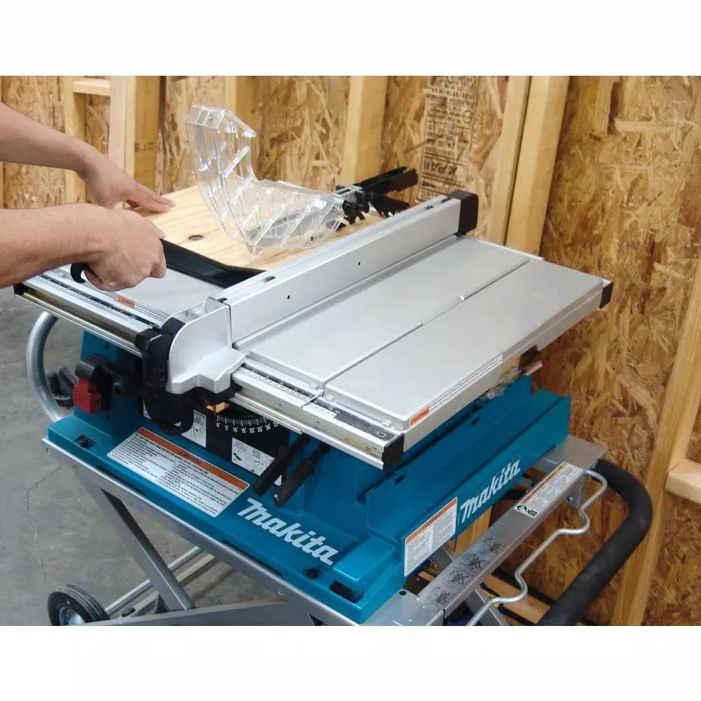 Makita 15 Amp 10 in. Corded Contractor Table Saw with Portable Stand, 25 in. Rip Capacity