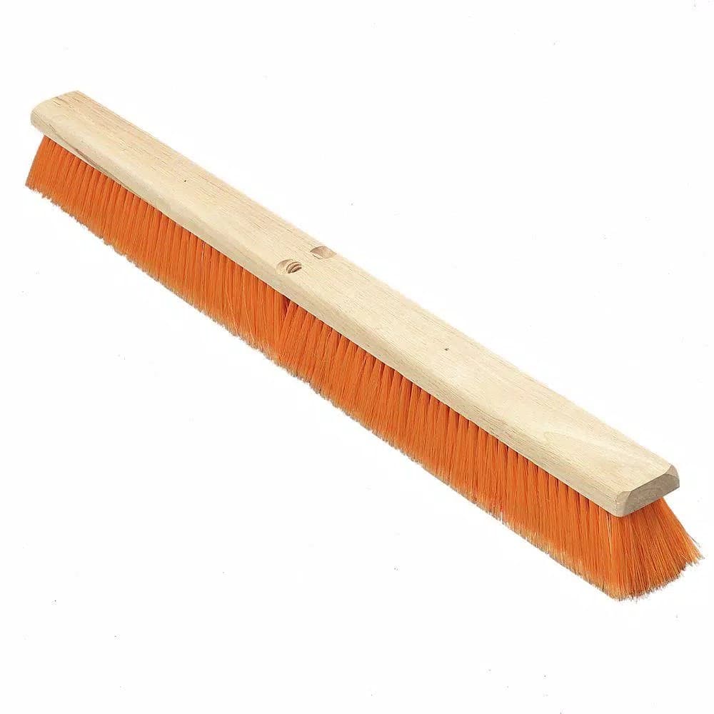 Carlisle Flo-Pac 36 in. Orange Polypropylene Medium Sweep Broom Head (6-Pack)