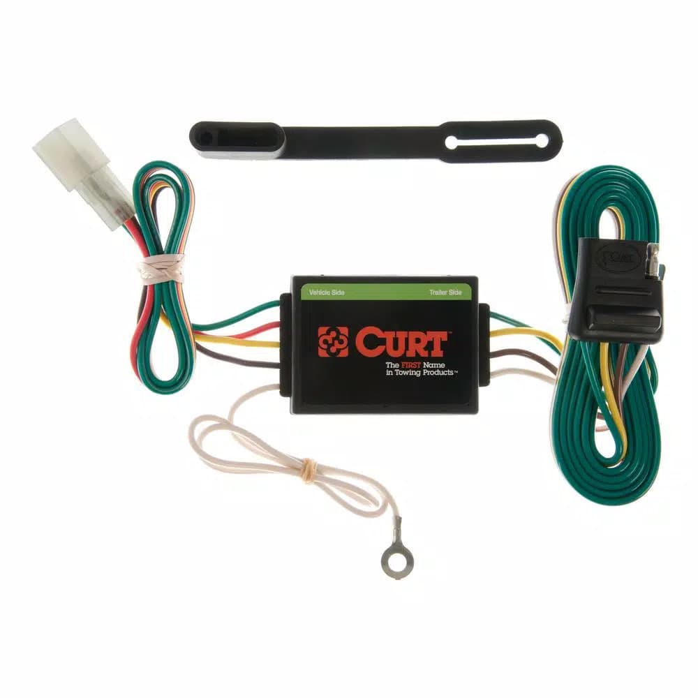 CURT Custom Vehicle-Trailer Wiring Harness, 4-Way Flat, for Select Chevrolet and Suzuki Vehicles
