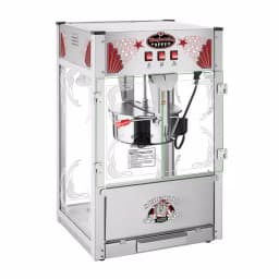 Superior Popcorn Company 16 oz. Majestic Silver Countertop Popcorn Machine thumbnail 2