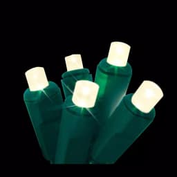 Unbranded Brite Star 50-Light Warm White Micro Mini LED Net Lights, Battery Operated, Green Wire thumbnail 1
