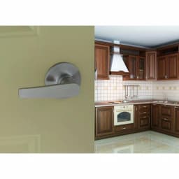Copper Creek Satin Stainless Passage Door Lever, Residential Grade 3 thumbnail 7
