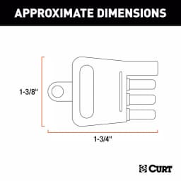 CURT 4-Way Flat Connector Tester for Trailer Wiring thumbnail 5
