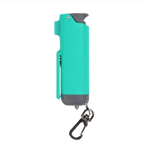 SABRE Safe Escape 3-in-1 Pepper Gel, Seatbelt Cutter, and Window Breaker - Mint Green