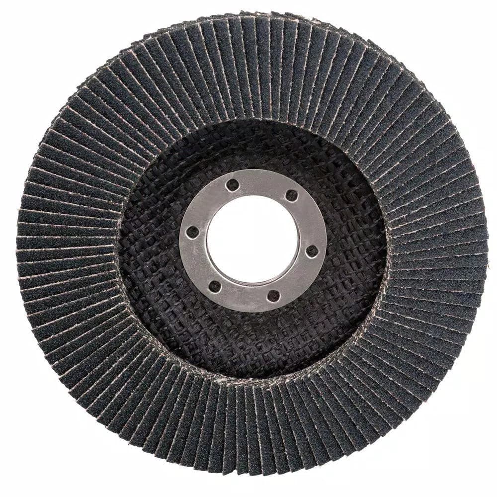 Diablo Steel Demon 4-1/2 in. 80-Grit Type 29 Conical Flap Disc for Grinding and Polishing