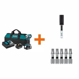 Makita 18V LXT Brushless 4-Speed Impact Driver Kit with 2 5Ah Batteries, Charger, and Impact XPS Bit Holder thumbnail 1