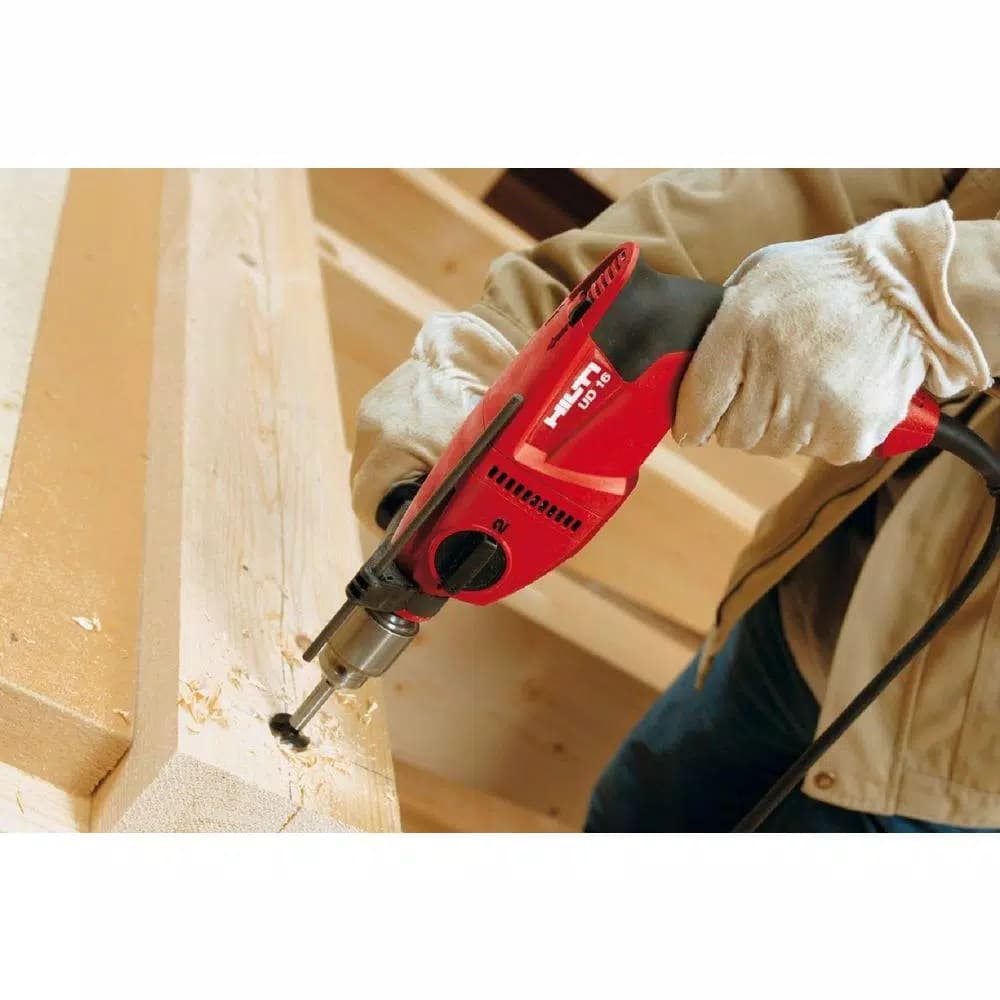 Hilti UD 16 Universal Wood Drill, 1/2 in. Keyed Chuck, 120-Volt Corded Drill/Driver