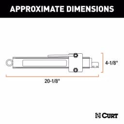 CURT Sway Control Kit for Trailer Hitches thumbnail 4