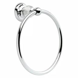 Delta Nora Chrome and Glass Towel Ring thumbnail 1