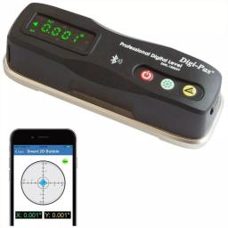Digi-Pas DWL1500XY 6 in. 2-Axis Smart Master Precision Digital Level & Bluetooth Inclinometer thumbnail 1