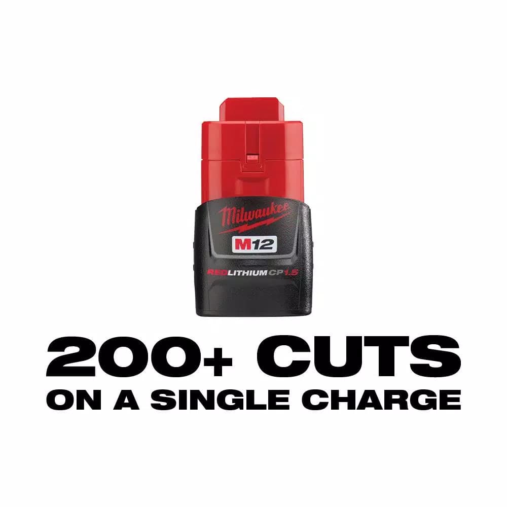 Milwaukee M12 Cordless PVC Pipe Shear, 12V Lithium-Ion (Tool-Only)
