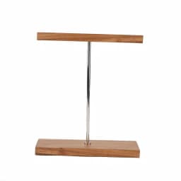 Mind Reader 4-Piece Galvanized Steel Barware Set with Magnetic Bamboo Stand thumbnail 4
