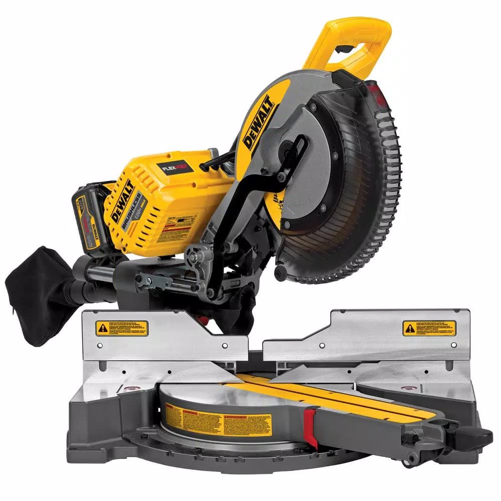 DEWALT 12 in. FLEXVOLT Brushless Sliding Compound Miter Saw Kit with Rolling Stand