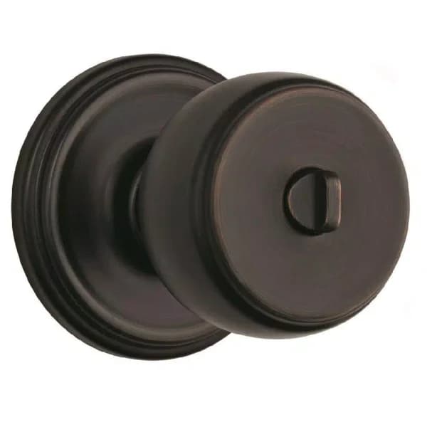 Brinks Security Tuscan Bronze Push Pull Rotate Privacy Door Knob, ANSI Grade 2