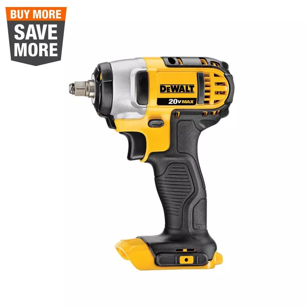 DEWALT 20V MAX Cordless 3/8 in. Impact Wrench with Hog Ring (Tool-Only)