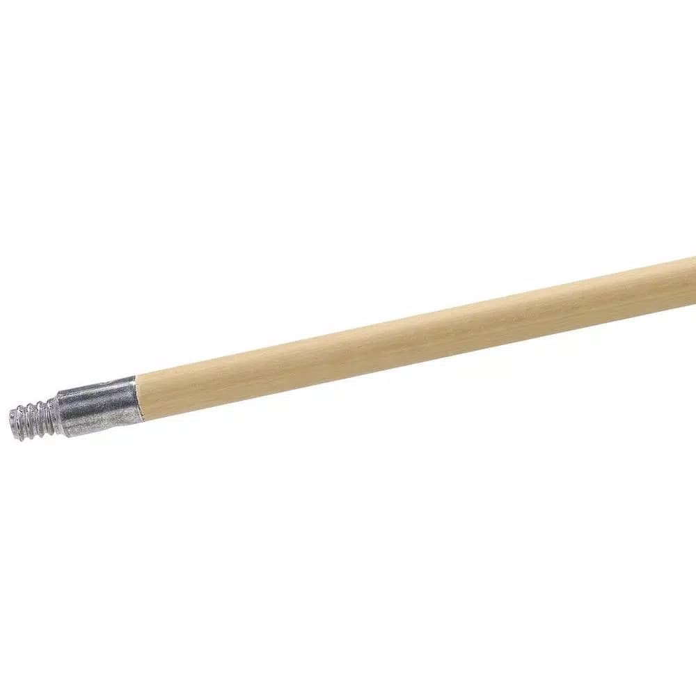 Carlisle Flo-Pac 60 in. Wood Handle with Metal Tip and Universal Acme Thread (12-Pack)