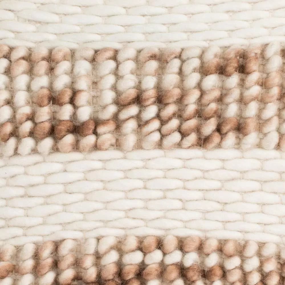 Safavieh Looped & Weaved Striped Throw Pillow, 20 x 20 in., Eggshell Blend