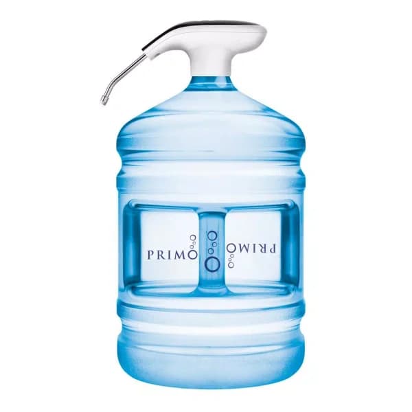 Primo Portable Electronic Water Pump, USB Rechargeable Water Dispenser for 3-5 Gallon Bottles