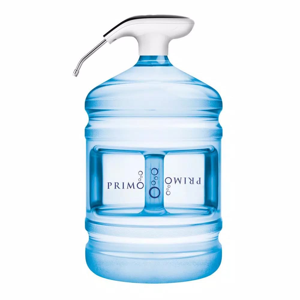 Primo Portable Electronic Water Pump, USB Rechargeable Water Dispenser for 3-5 Gallon Bottles
