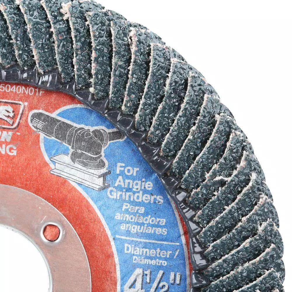 Diablo Steel Demon 4-1/2 in. 40-Grit Type 29 Conical Flap Disc for Grinding and Polishing