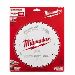 Milwaukee 8-1/4 in. 24-Tooth Framing Circular Saw Blade thumbnail 6