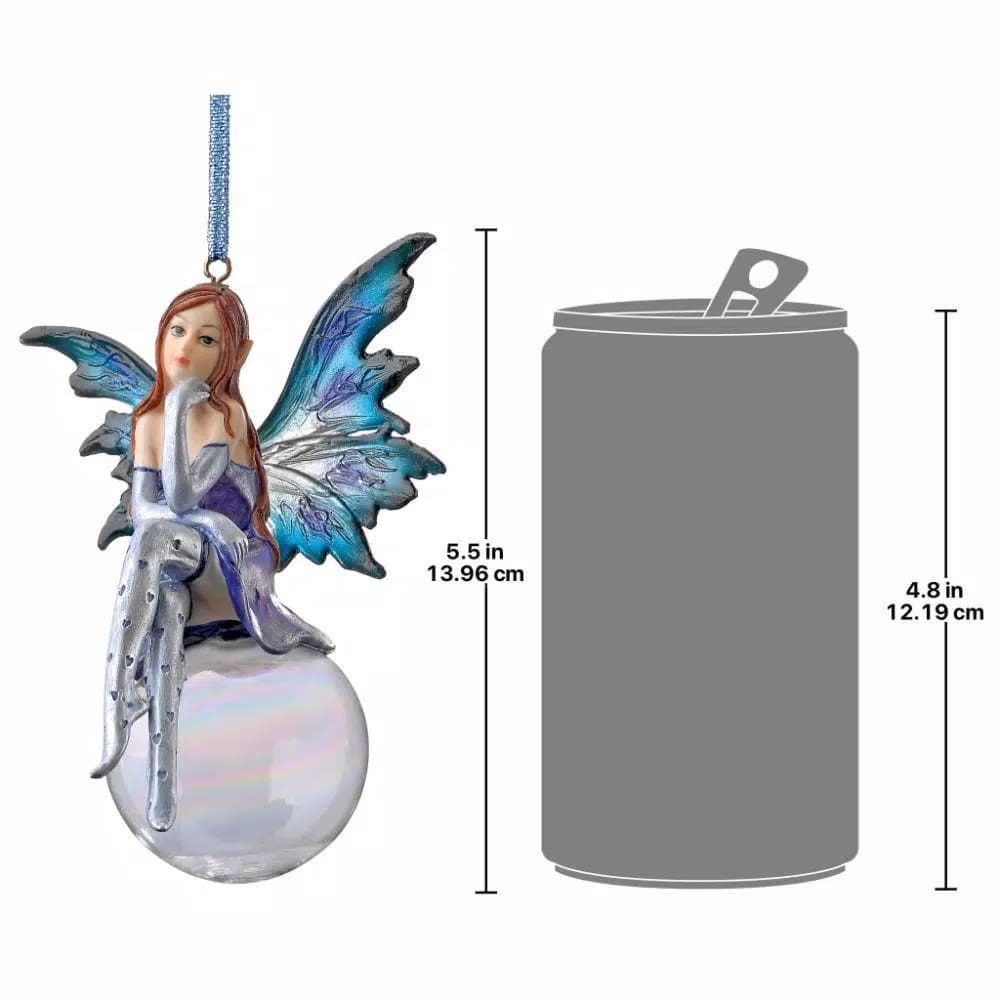 Design Toscano 5.5 in. Snow Fairy Goddess Holiday Ornament