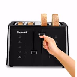 Cuisinart T-Series 4-Slice Wide Slot Touchscreen Toaster, Black thumbnail 3