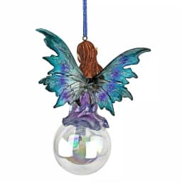 Design Toscano 5.5 in. Snow Fairy Goddess Holiday Ornament thumbnail 3