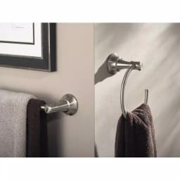 MOEN Ashville 24 in. Towel Bar in Spot Resist Brushed Nickel thumbnail 5