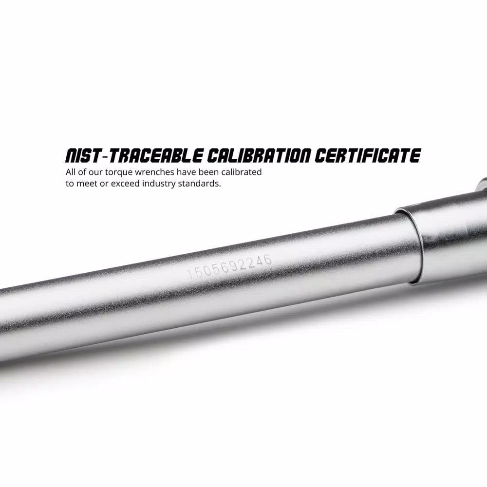 Capri Tools Interchangeable Torque Wrench Set, 30-250 ft./lbs., 14mm x 18mm with 10 Heads & Storage Case
