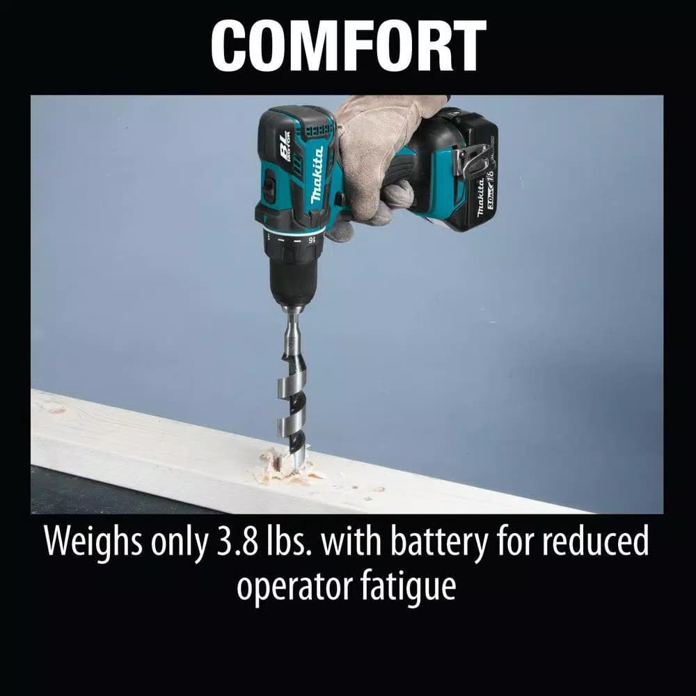 Makita 18V LXT Brushless 1/2 in. Driver-Drill Kit with 3.0Ah Battery and Charger