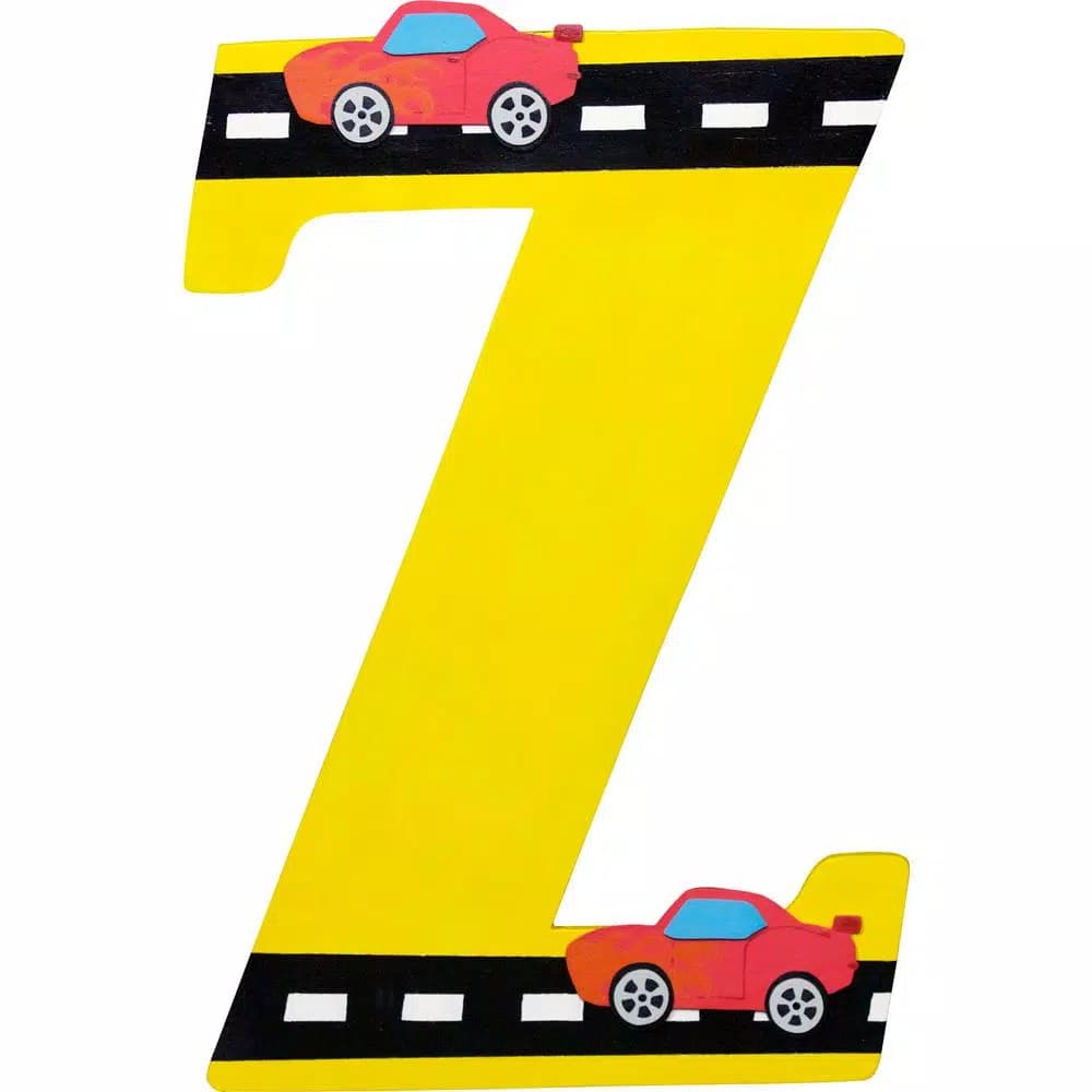 Jeff McWilliams Designs 15 in. Oversized Unfinished Wood Letter (Z) - Industrial Style Wall Decor