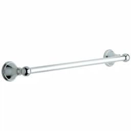 Delta Crestfield 18 in. Chrome Towel Bar, Modern Zinc Die Cast Single Towel Bar thumbnail 1