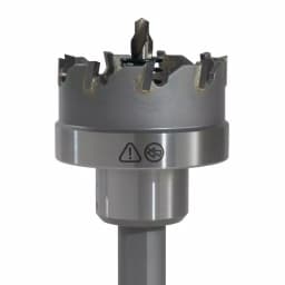Klein Tools 1-3/4 in. Carbide Hole Cutter with Hex Shank and Integrated Flange thumbnail 4