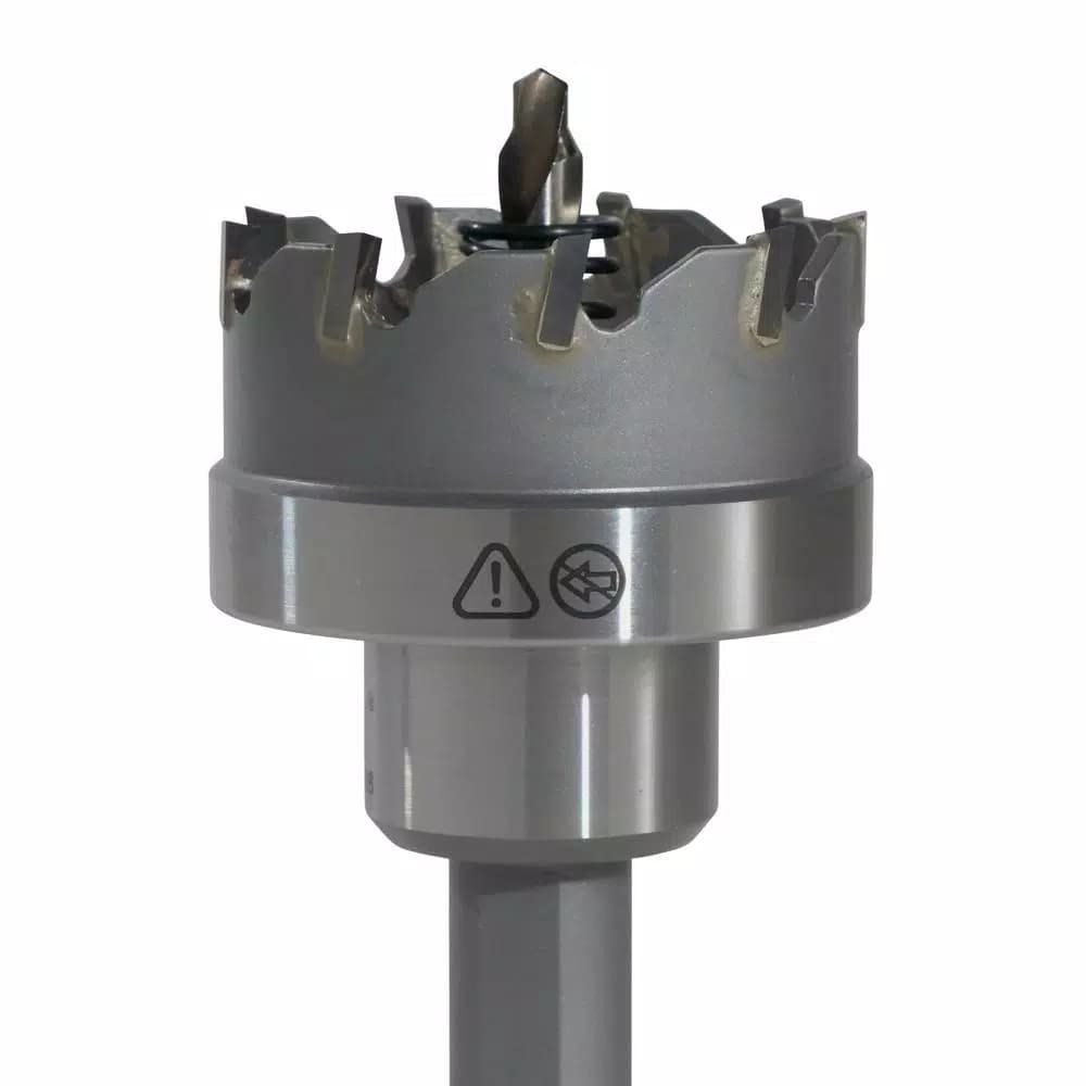 Klein Tools 1-3/4 in. Carbide Hole Cutter with Hex Shank and Integrated Flange
