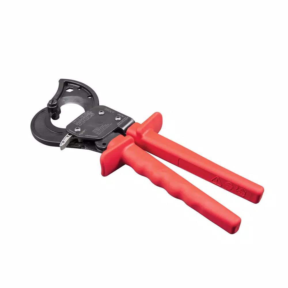 Klein Tools 10-1/4 in. Ratcheting Cable Cutter for Copper and Aluminum Wire