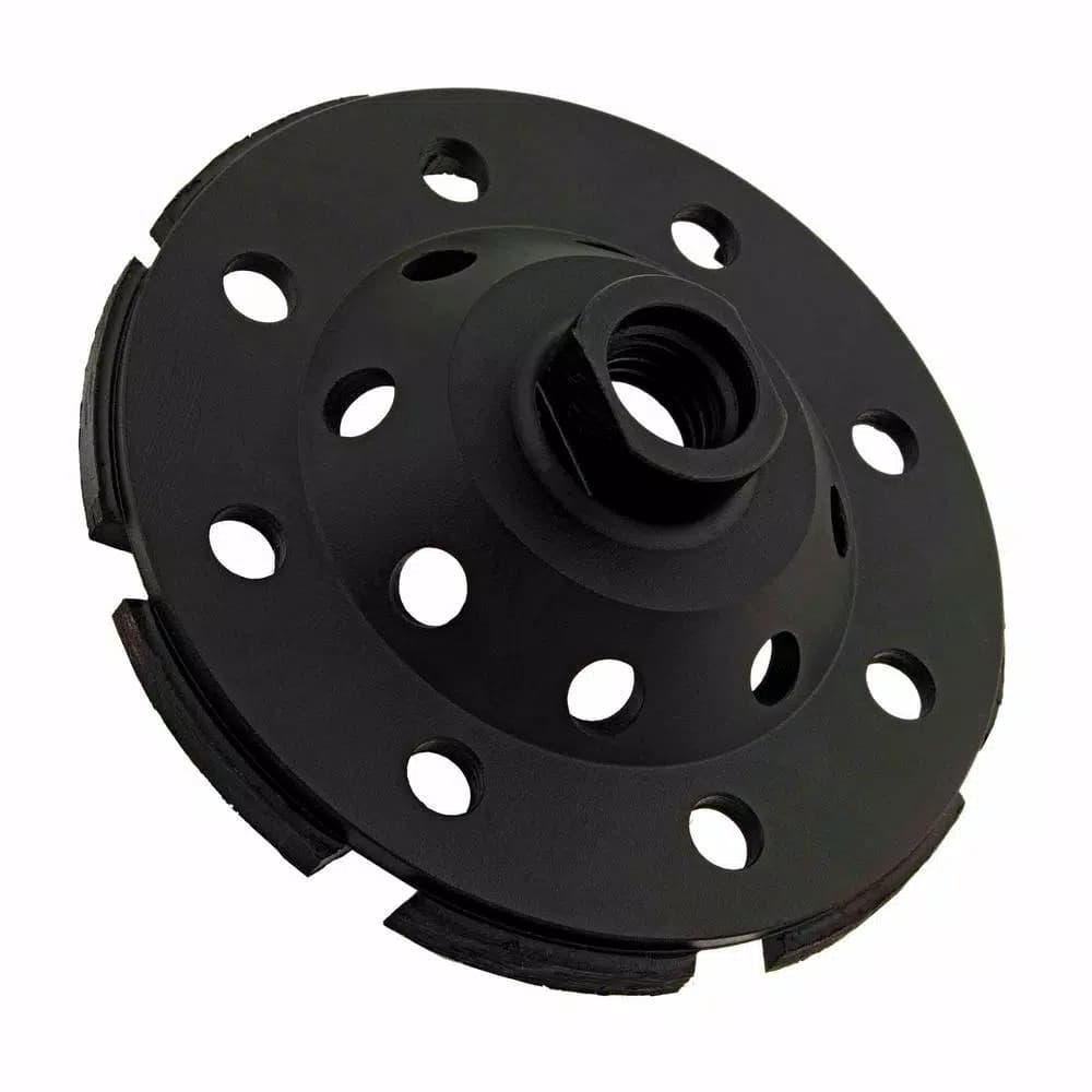 Archer USA Archer PRO 4 in. T-Segmented Diamond Grinding Cup Wheel, 5/8 in. -11 Thread for Concrete and Stone