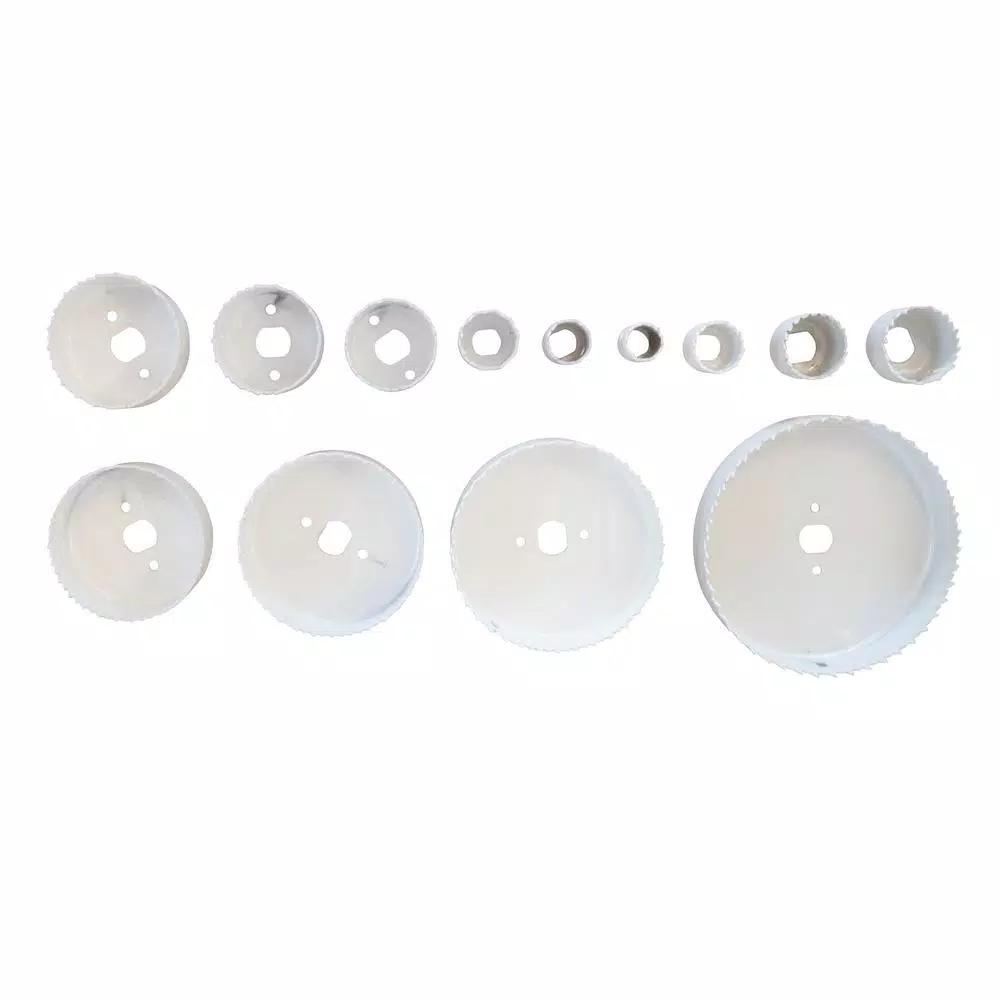 PRO-SERIES 19-Piece Hole Saw Blade Set with Mandrels and Storage Case