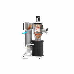 JET JCDC-2 2HP 230-Volt Cyclone Dust Collector thumbnail 3